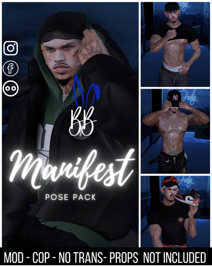 Bad Bunny - MANIFEST POSE PACK