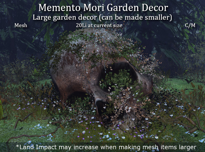 LOVE - MEMENTO MORI GARDEN DECOR 