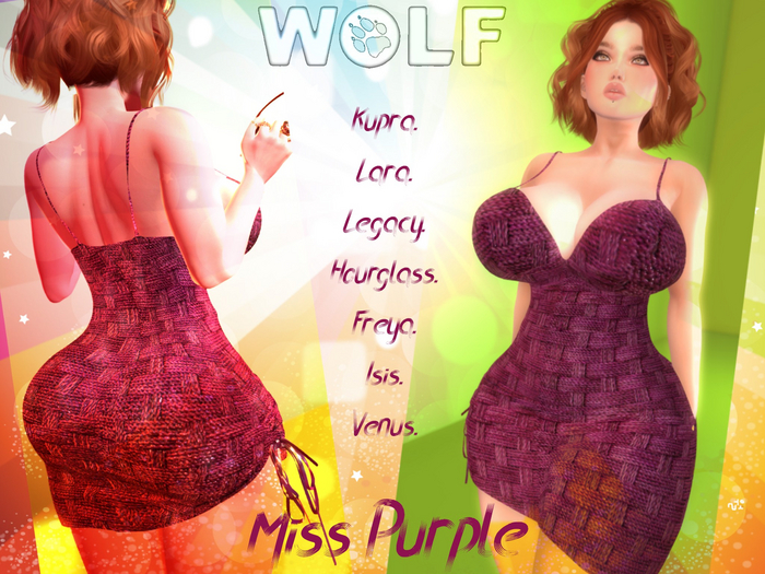 *WOLF's PAW* - Miss Purple - Dress
