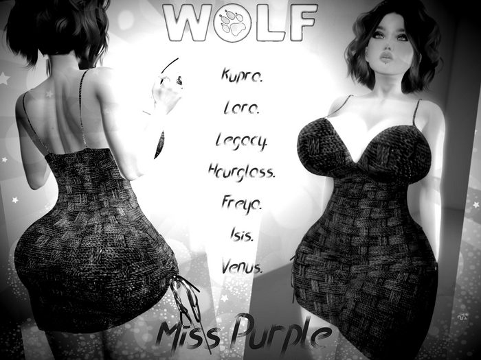 *WOLF's PAW* - Miss Purple - Dress - DEMO