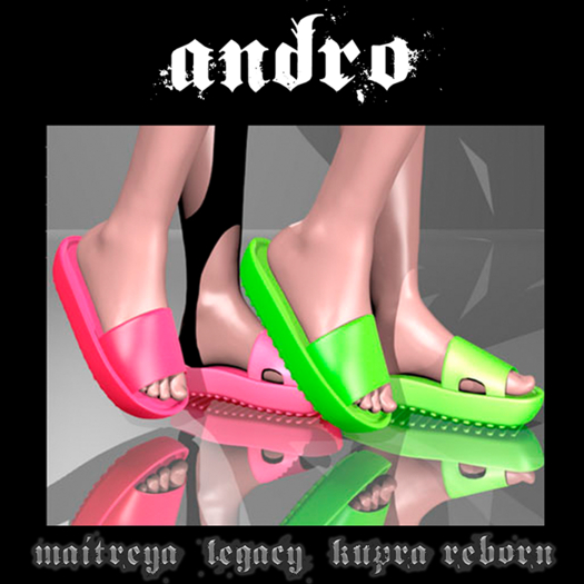 ANDRO// SLIPPERS (BUBBLEGUM)