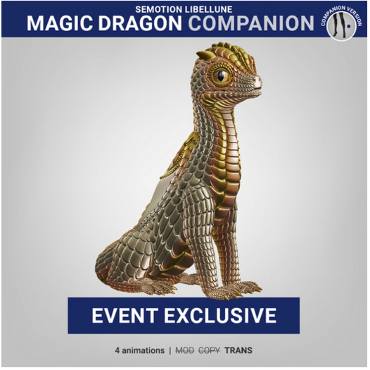 SEmotion Libellune Magic Dragon Companion EXCLUSIVE