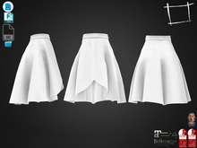 Dae Obj FBX For Female Symmetric Skirt Maitreya, Slink (Physique,Hourglass), Belleza (Isis,Freya), Legacy