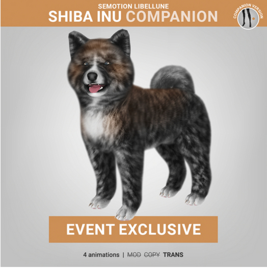 SEmotion Libellune Shiba Inu Companion EXCLUSIVE