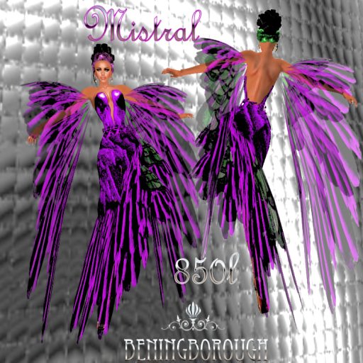 HOUSE OF BENINGBOROUGH -  Mistral -Purple