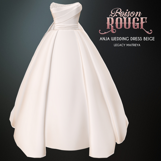 POISON ROUGE Anja Wedding Dress Beige