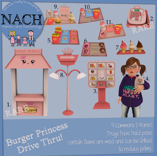 2. NACH Burger Princess Cash Register RARE