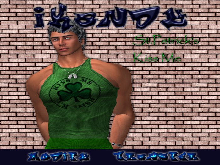.:iKandy:. KissMeIrish Men's Tank