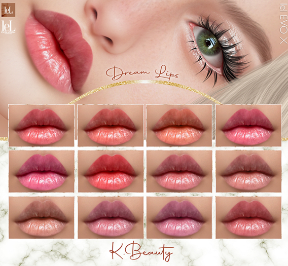 K.BEAUTY - DREAM LIPS - LELUTKA EVO - EVO X - UNPACKER
