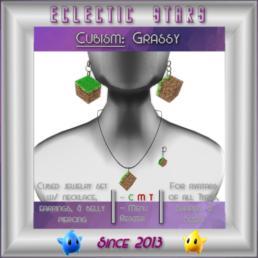 Eclectic Stars - Cubism - Grassy