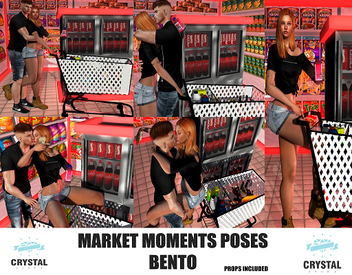 .::Crystal Poses::. Market moments Set