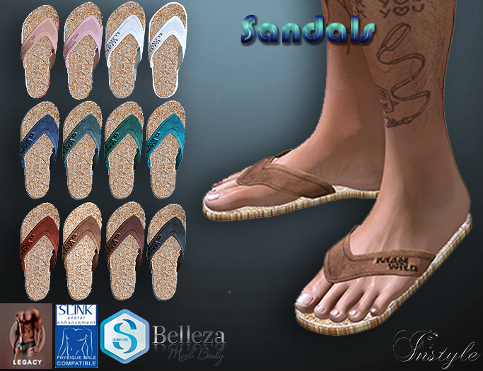 Sale !! InStyle-Flip-Flops Sandals-v6HUD-Signature,Legacy,Belleza,Slink
