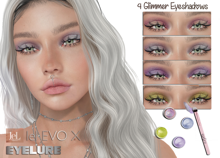 Eyelure Glimmer Eyeshadows Pack - Lel EvoX  
