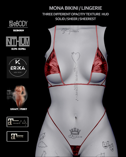 Commotion MONA BIKINI / LINGERIE RED