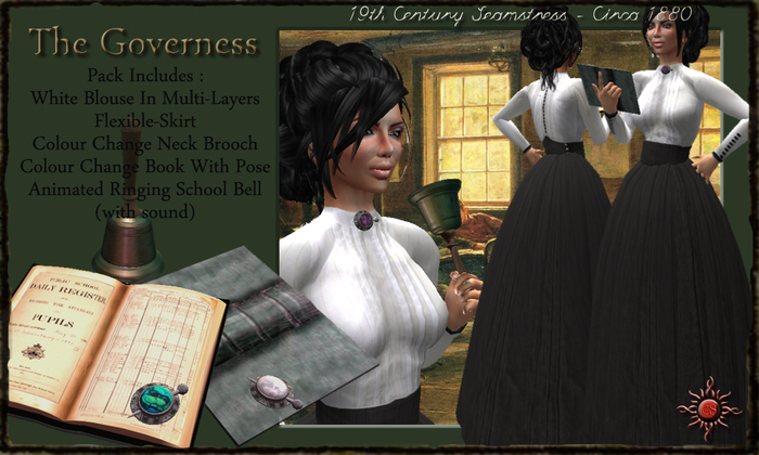  The Governess - Victorian Dress