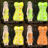 *C:K* Citrus Fruities Pooflet Dress - Value Pack