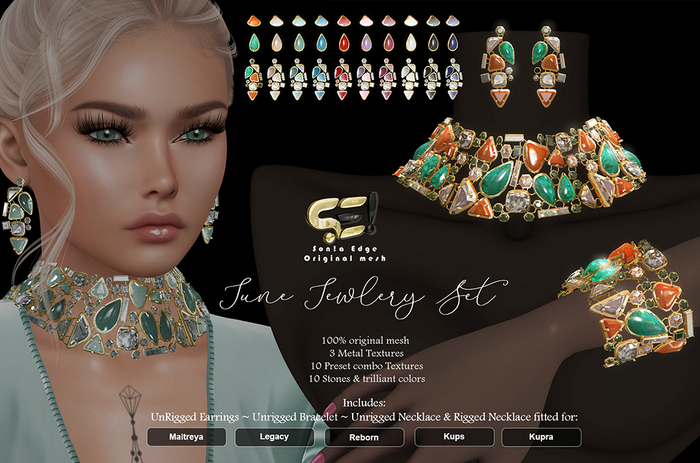 Son!a-Edge June Jewelry Set Fatpack - Rigged necklace 