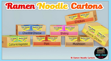 Junk Food - Ramen Noodle Carton (Vegetable)