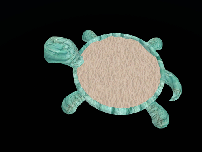zooby animesh sandpit green boxed