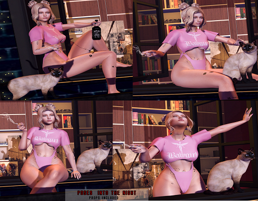 .::Crystal Poses::.  Into The Night // Single Set
