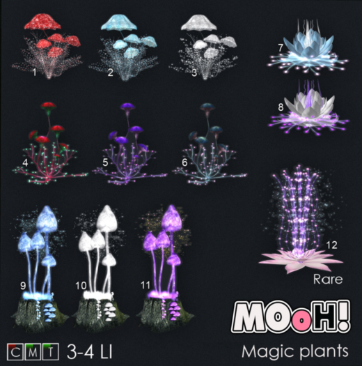 2. MOoH! Jellyfish flower blue 4LI