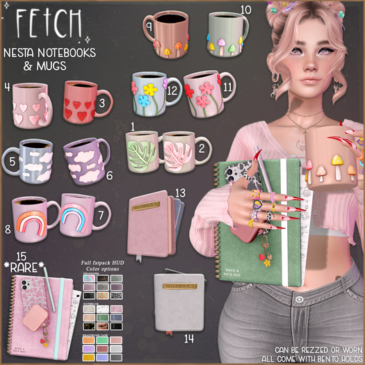 [Fetch] Nesta Notebooks & Mugs - FATPACK 