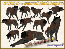ANIMAL - Armored Black Dog Set (1 LI) (Full perm)