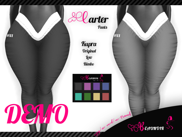 Beaunoir* Carter Pants Kupra DEMO