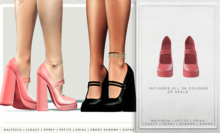 [Aleutia] Mina Mary Jane Heels -  FATPACK