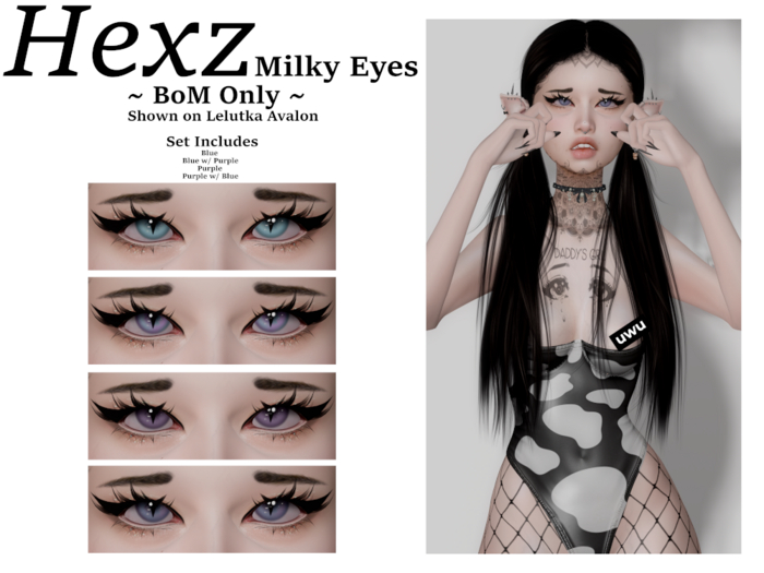Hexz - Milky Blue/Purple - Promo