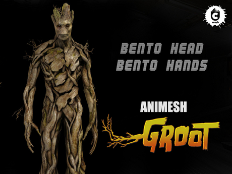 Second Life Marketplace - :: UCM :: Groot - Animesh ( Bento Head, Bento ...