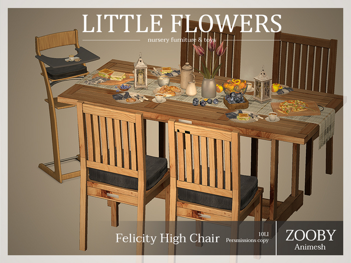 FelicityHigh Chair|Zooby Animesh