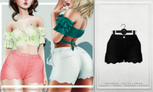 [Aleutia] Mina Shorts -  Black