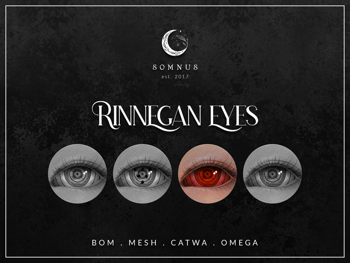 SOMNUS . Rinnegan Eyes . [Momoshiki's Initial Rinnegan]