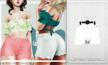 [Aleutia] Mina Shorts -  White