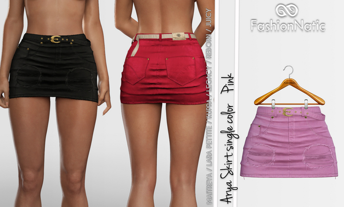 Arya Skirt Pink - Maitreya Lara, Lara Petite, Kupra Original, Legacy, Reborn, Juicy - FashionNatic