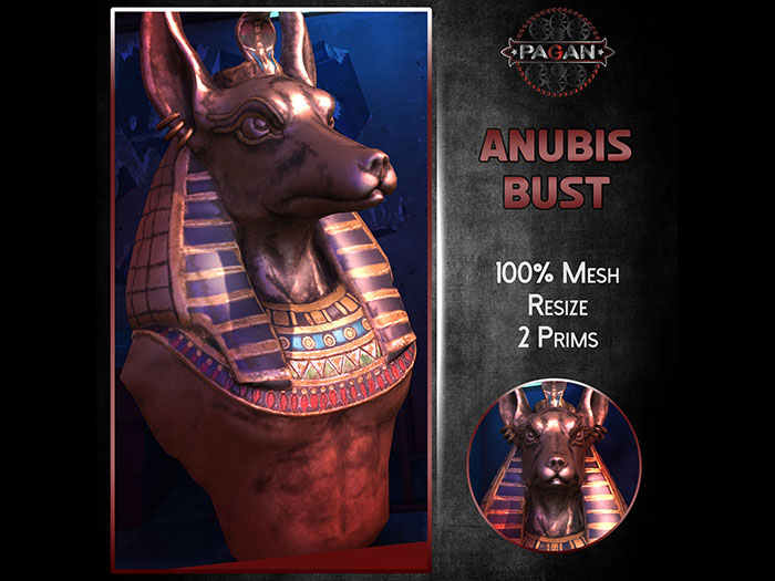 [Pagan]  Anubis bust