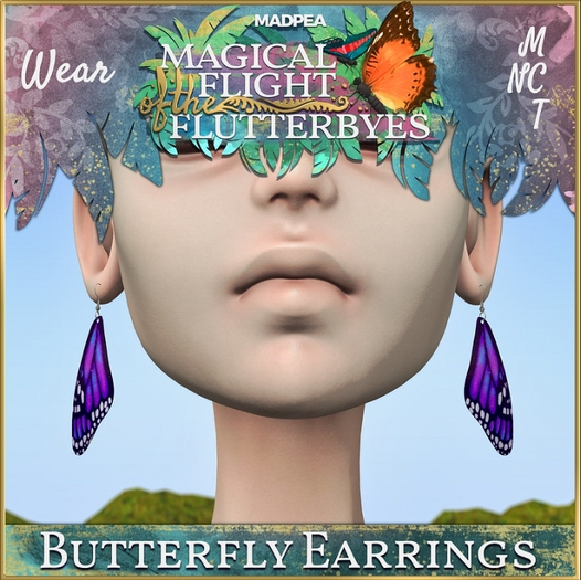 MadPea Butterfly Earrings [REZ!]