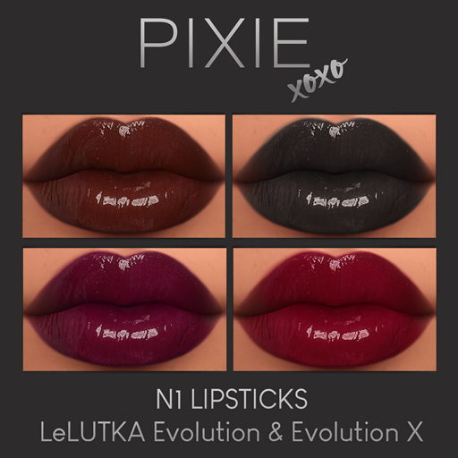PIXIE - N1 LIPSTICKS (LELUTKA EVOLUTION & EVOLUTION X)