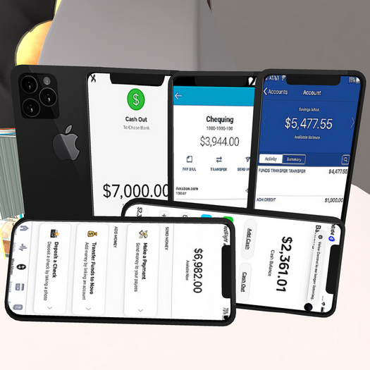 Second Life Marketplace "loaded up" iphones