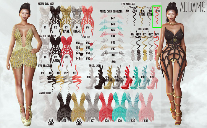 Addams // Sury Evil Necklace // Freya - N*18