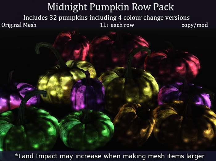 LOVE SUPERSTORE - MIDNIGHT PUMPKIN ROW PACK 