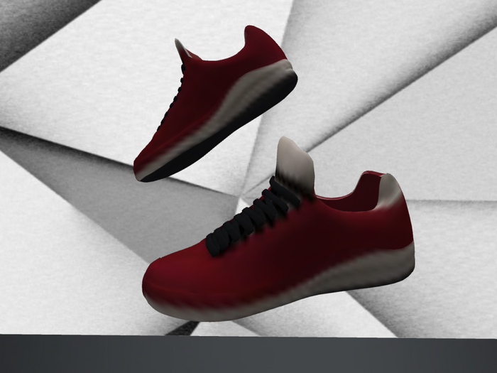 Label Difference - Sport Shoe Box Red