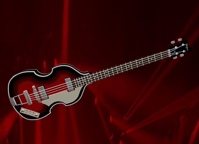 Beatle Bass Red Sunburst(Box)