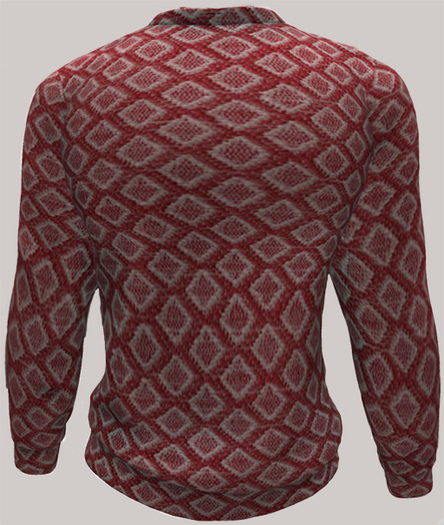 Label Difference - Red Sport Round Neck Sweater BAG