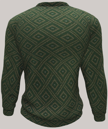 Label Difference - Green Sport Round Neck Sweater BAG