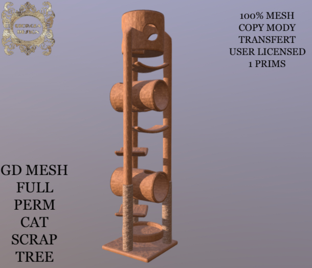GD MESH FULL PERM CAT SCRAP TREE