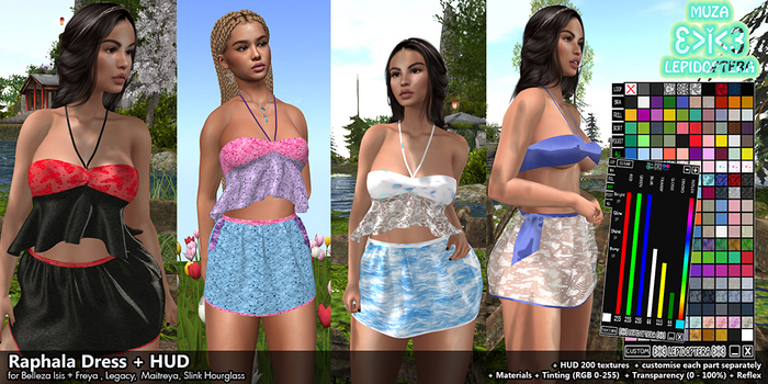 }>i<{ MUZA Raphala Dress + HUD