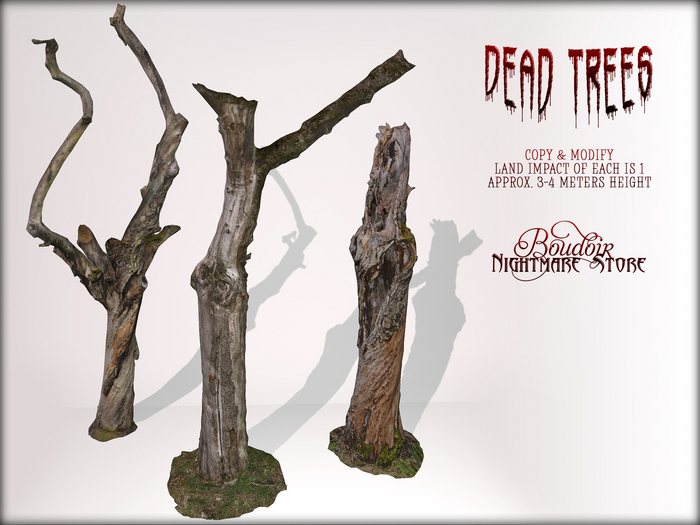 Boudoir Halloween-Dead trees