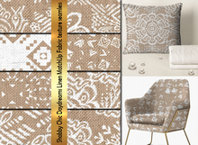 Shabby Chic Daydreams Linen MatchUp Fabric texture seamless A